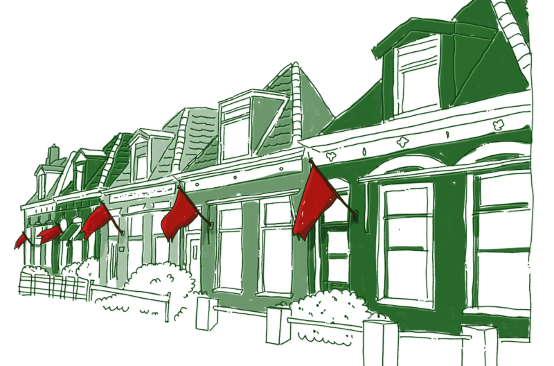 scammers housing market (illu: Yateesha van Loon